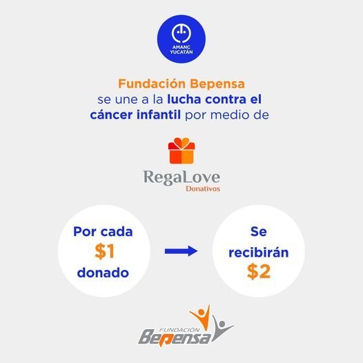 Duplica tu donativo — Fundación Bepensa RegaLove