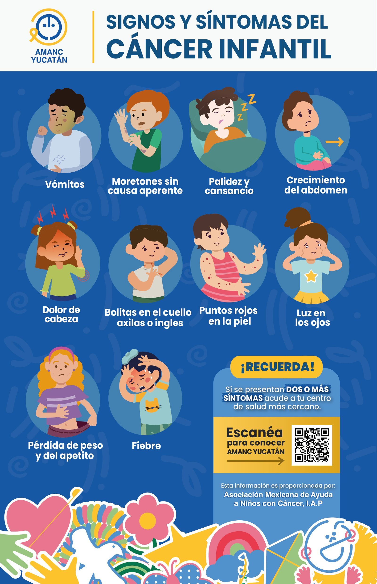 Síntomas y señales de alerta del cáncer infantil